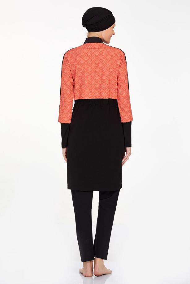 Vêtements hijab NOIR MAILLOT DE BAIN HIJAB T 4573 - TRENDTESETTÜR