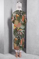 Hijab clothing BLACK ALVINA MODEST PAREO T 6127