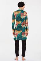 Hijab clothing BLACK PATTERNED HIJAB SWIMSUIT T 9210