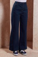 Vêtements hijab BLEU MARINE PANTALON LARGE EN JEAN T 1505