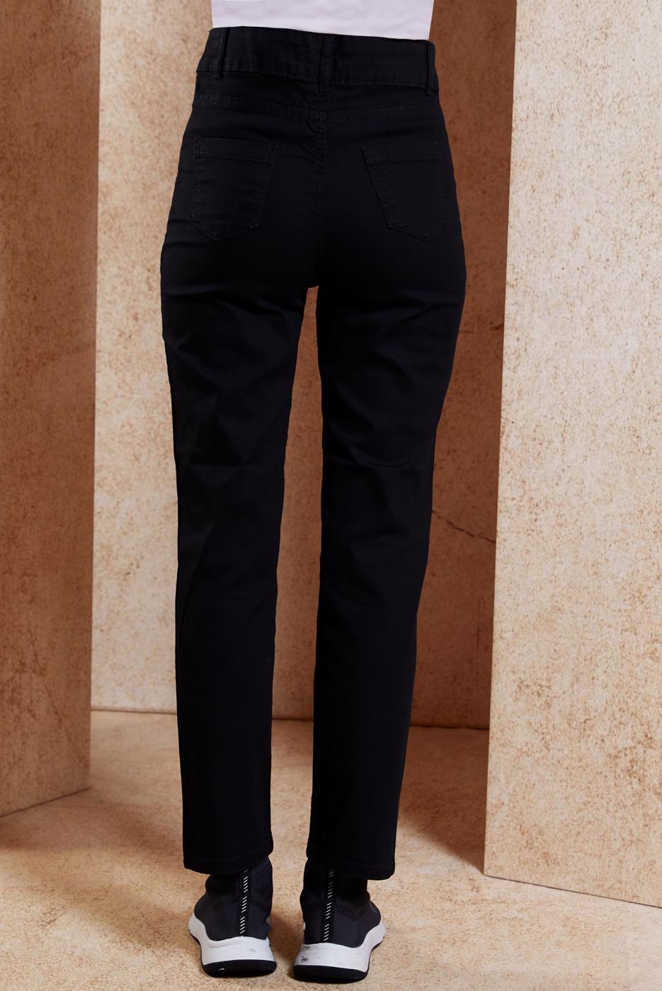 Vêtements hijab NOIR JEAN TAILLE HAUTE T 2505