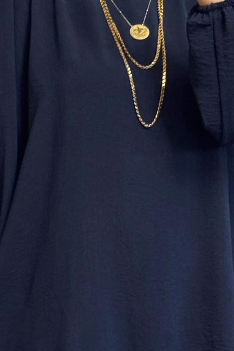 Vêtements hijab BLEU MARINE COSTUME PANTALON T 1071