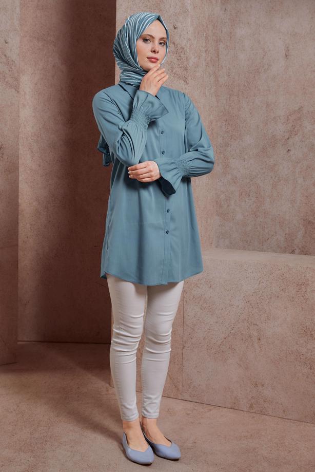 Vêtements hijab  SHIRT TUNIC T 3447 - TRENDTESETTÜR