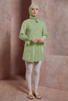 Hijab clothing GREEN SHIRT TUNIC T 3447