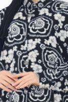 Tesettür giyim SİYAH PAMUKLU TESETTÜR TUNİK T 4622