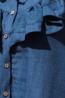 Tesettür giyim LACİVERT FIRFIR DETAYLI TUNİK T 5347