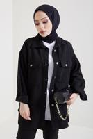 Vêtements hijab NOIR VESTE EN JEAN T 5716