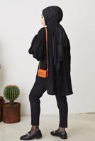 Tesettür giyim SİYAH GÖMLEK TUNİK T 64416