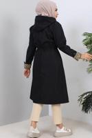 Vêtements hijab NOIR TRENCH-COAT À CAPUCHE T 2021
