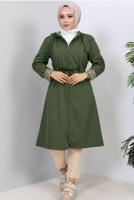 Vêtements hijab KAKI TRENCH-COAT À CAPUCHE T 2021