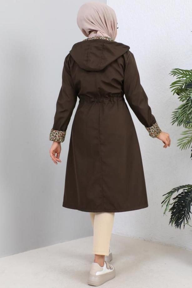 Vêtements hijab BRUN TRENCH-COAT À CAPUCHE T 2021 - TRENDTESETTÜR