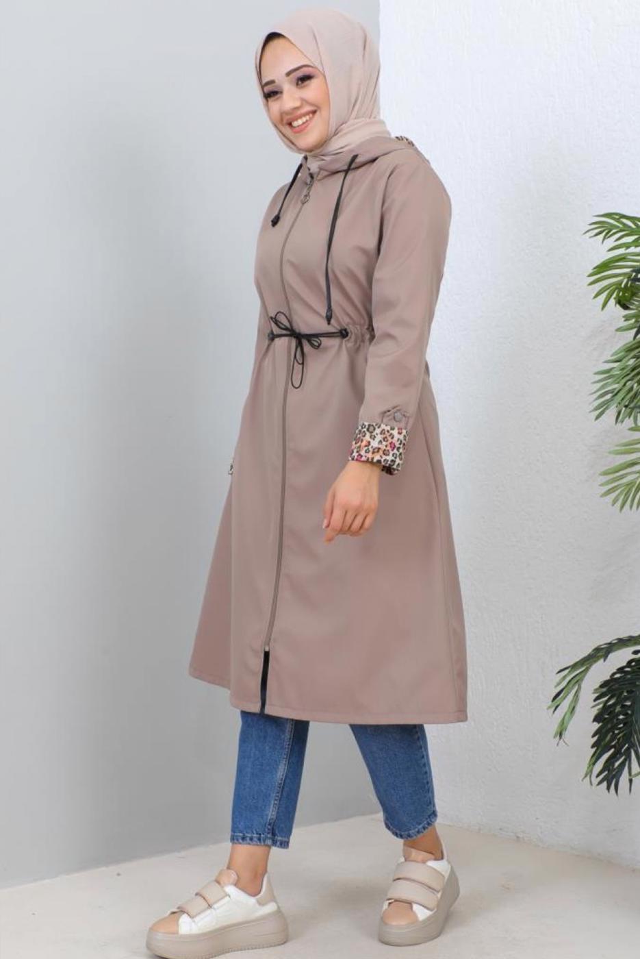 Vêtements hijab BEIGE TRENCH-COAT À CAPUCHE T 2021