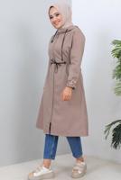 Vêtements hijab BEIGE TRENCH-COAT À CAPUCHE T 2021