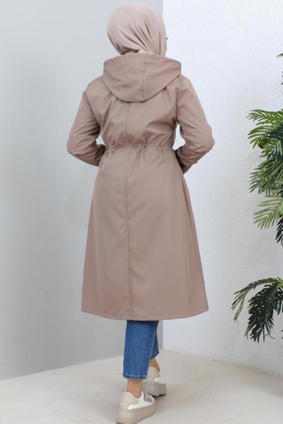 Vêtements hijab BEIGE TRENCH-COAT À CAPUCHE T 2021