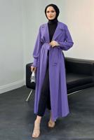 Vêtements hijab POURPRE TRENCH CEINTURE CEINTURE T 3995