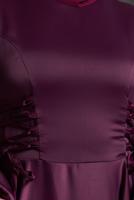 Vêtements hijab PRUNE ROBE DE SOIRÉE EN SATIN T 0516