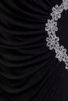 Tesettür giyim SİYAH TAŞ DETAYLI ABİYE ELBİSE T 2644