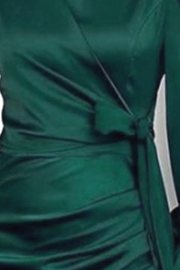 Tesettür giyim  SATEN ABİYE ELBİSE T 3316 - TRENDTESETTÜR