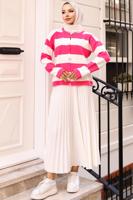 Hijab clothing FUCHSIA KNITWEAR CARDIGAN T 4704