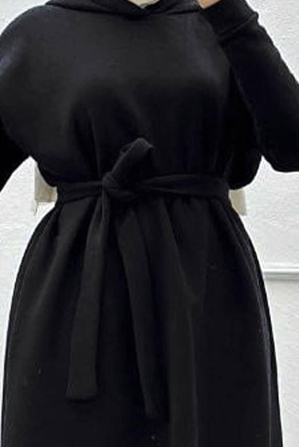 Vêtements hijab  BELTED DRESS T 1565 - TRENDTESETTÜR
