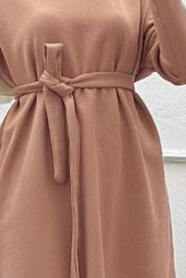 Hijab-Kleidung  KLEID MIT GÜRTEL T 1565 - TRENDTESETTÜR