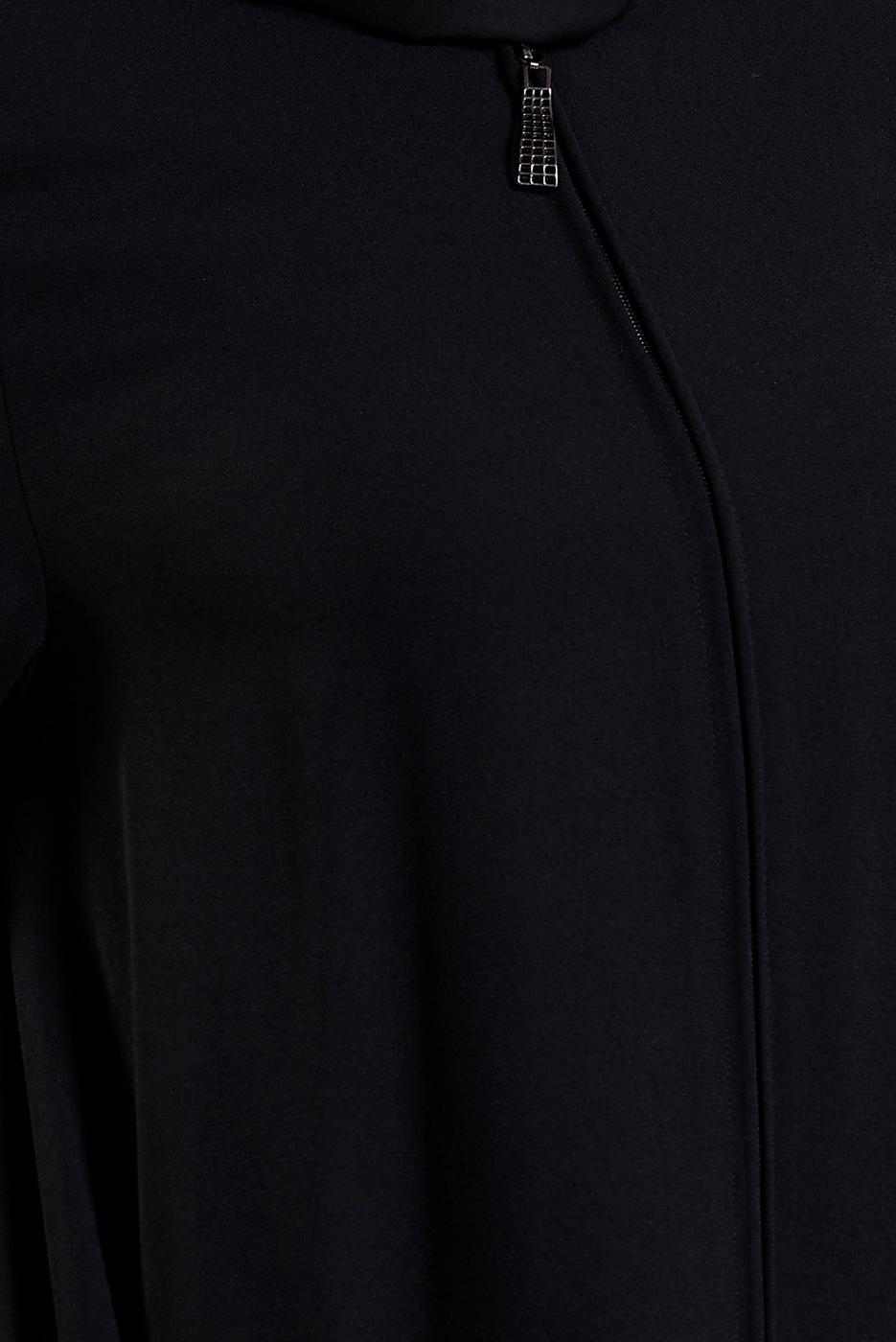 Tesettür giyim SİYAH FERMUARLI FERACE T 6906