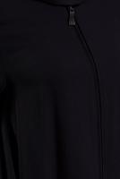 Tesettür giyim SİYAH FERMUARLI FERACE T 6906