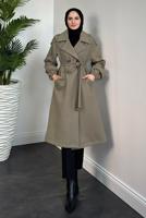 Vêtements hijab VISON MANTEAU CEINTURÉ T 0116