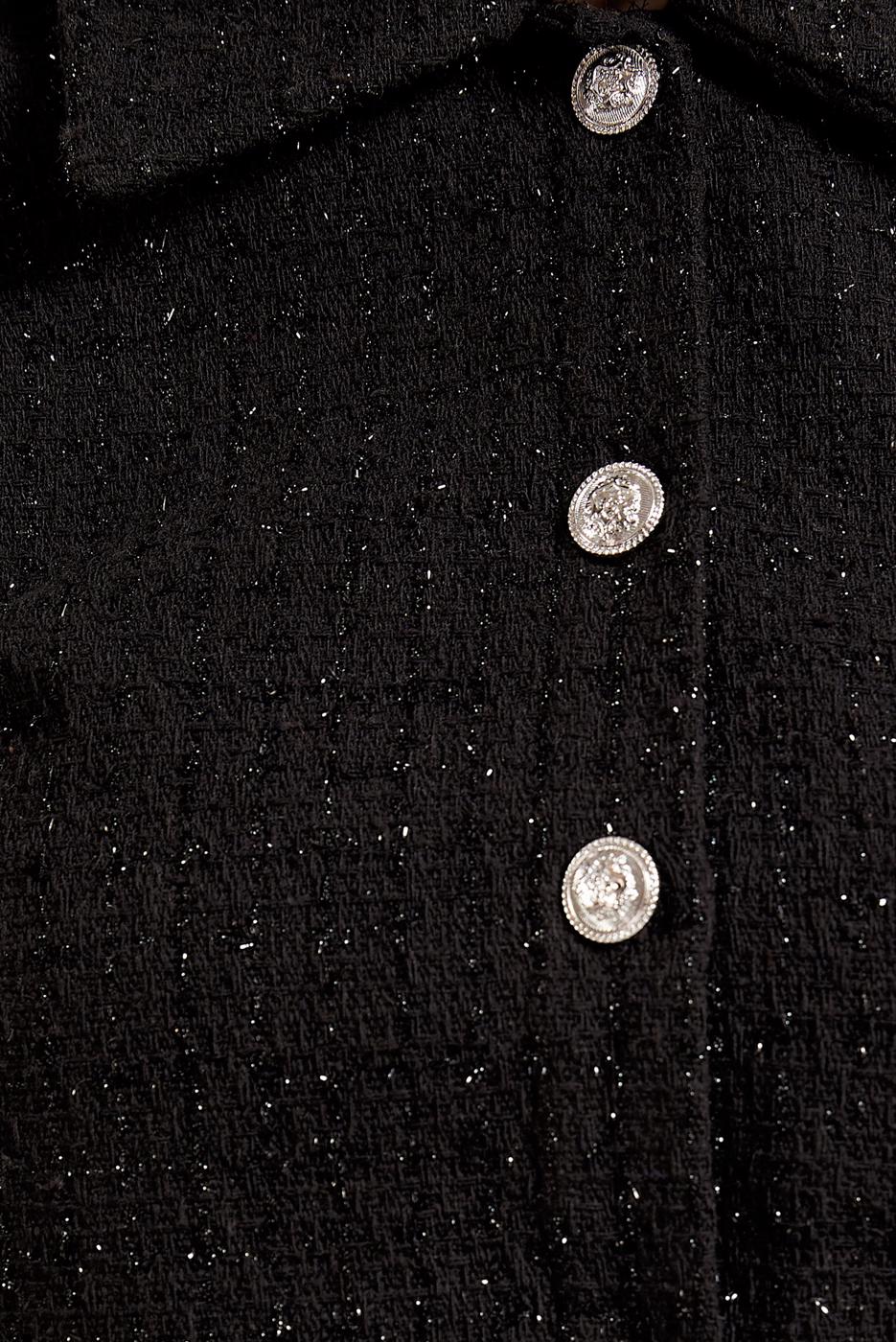 Vêtements hijab NOIR COSTUME À JUPE BOUTONNE T 0541