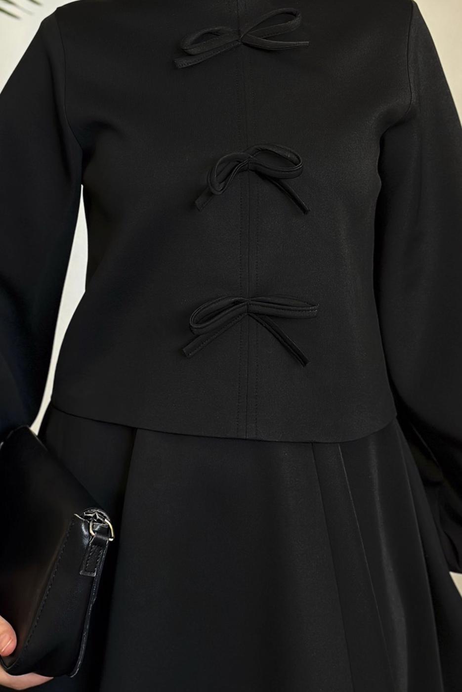 Vêtements hijab NOIR COMBINAISON DE PLONGÉE À JUPE T 9416