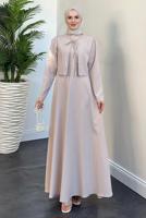 Vêtements hijab POUDRE COSTUME AVEC PERLES T 6416