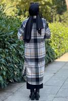 Tesettür giyim TURUNCU UZUN KAŞE TUNİK T 0267-1