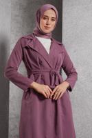 Vêtements hijab ROSE TRENCH-COAT CEINTURÉ T 2216