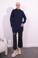 Tesettür giyim LACİVERT TRİKO KAZAK T 3409