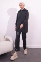 Tesettür giyim GRİ TRİKO KAZAK T 3409