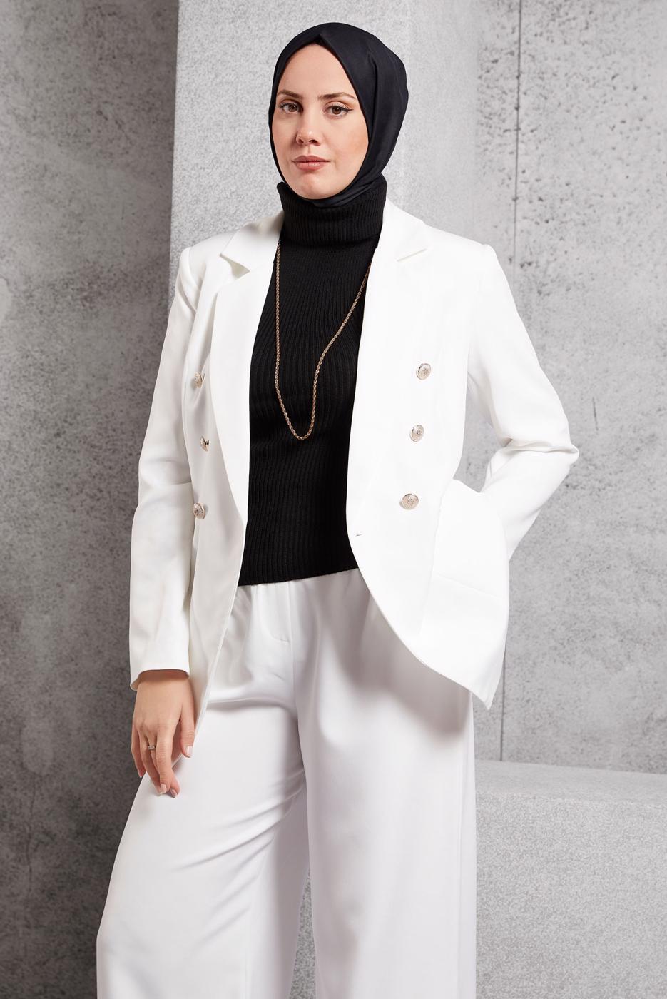 Hijab clothing BLACK SLEEVELESS BODY T 3609