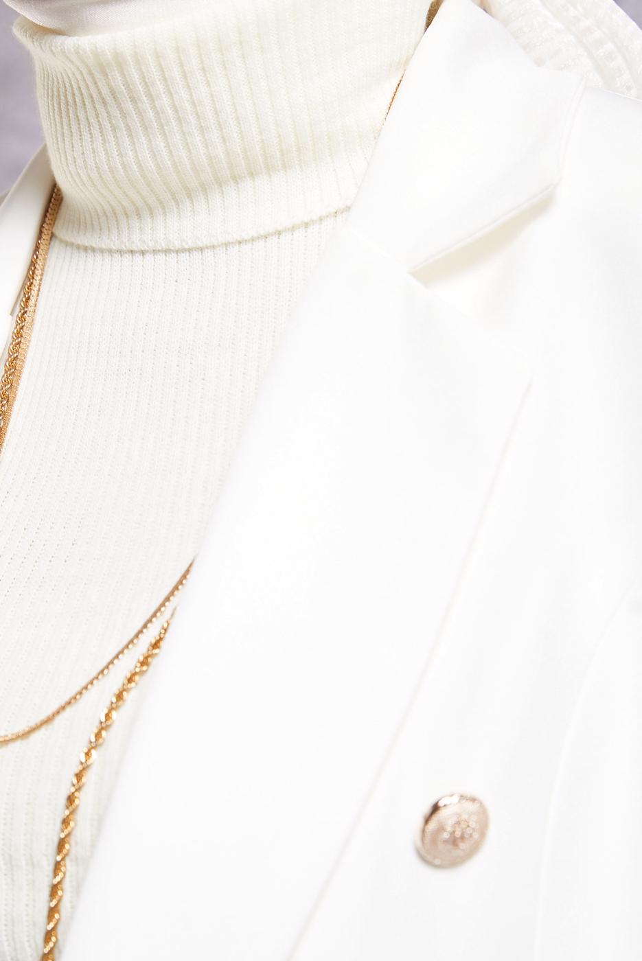 Tesettür giyim KREM SIFIR KOL TRİKO BODY T 3609