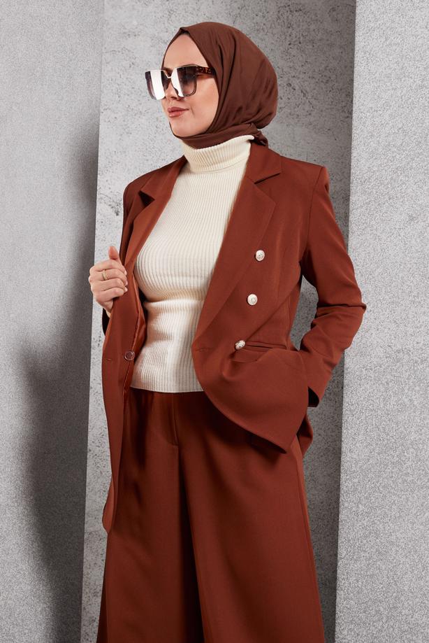 Vêtements hijab BEIGE CORPS SANS MANCHES T 3609 - TRENDTESETTÜR