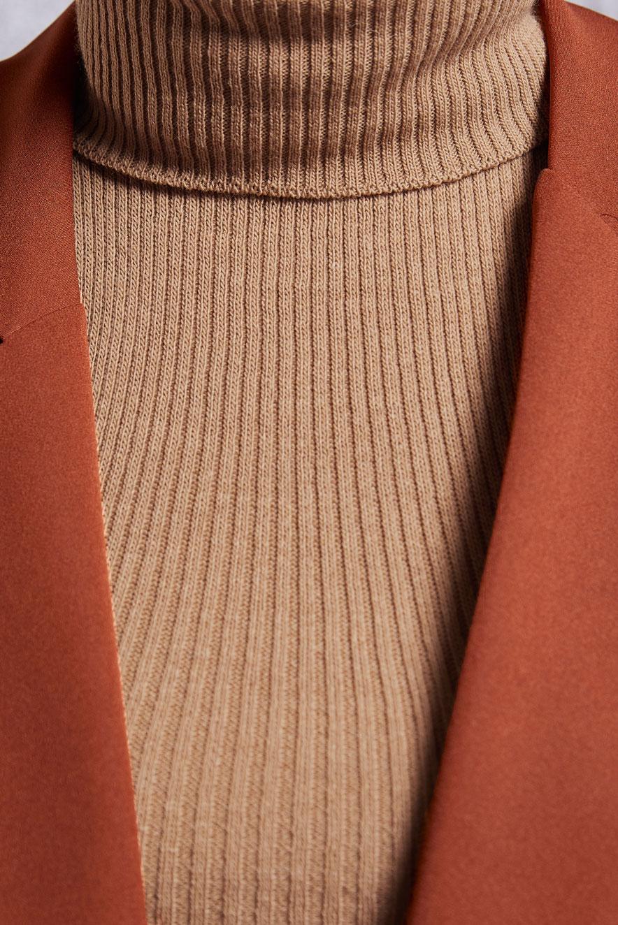 Hijab clothing BROWN SLEEVELESS BODY T 3609