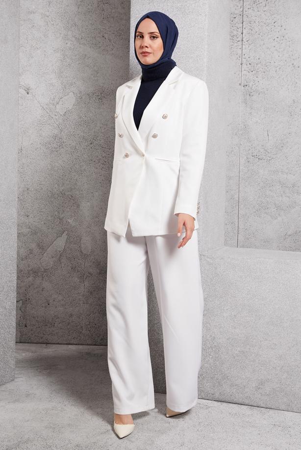 Vêtements hijab BLEU MARINE CORPS SANS MANCHES T 3609 - TRENDTESETTÜR