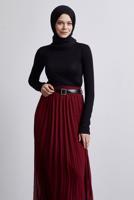 Hijab clothing BLACK LONG SLEEVE BODYSUIT T 4774