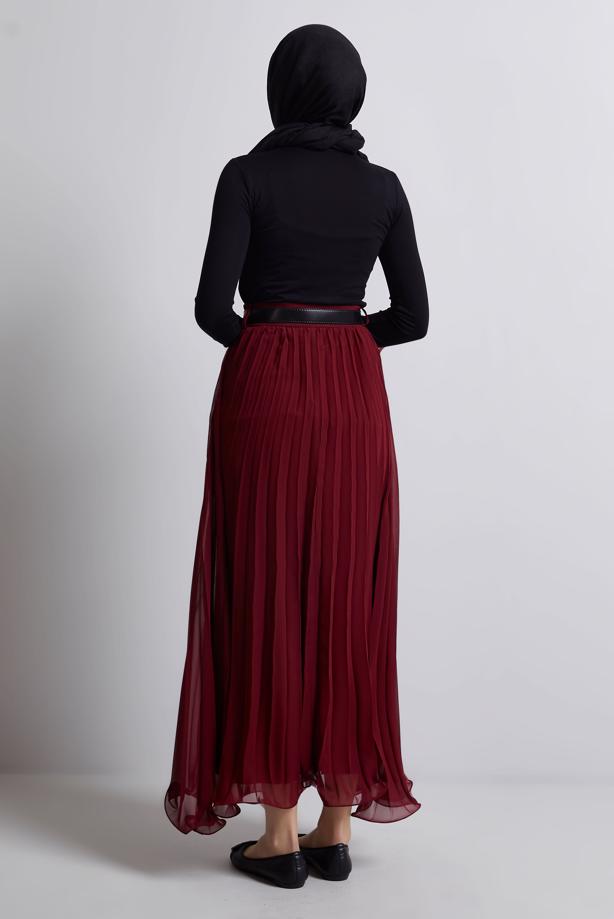 Hijab clothing BLACK LONG SLEEVE BODYSUIT T 4774 - TRENDTESETTÜR