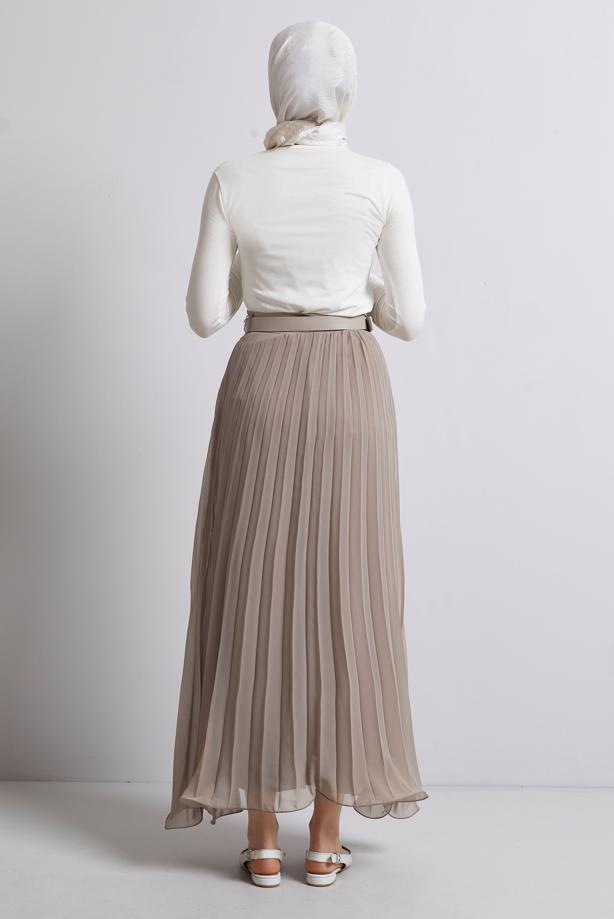 Hijab clothing WHITE LONG SLEEVE BODYSUIT T 4774 - TRENDTESETTÜR