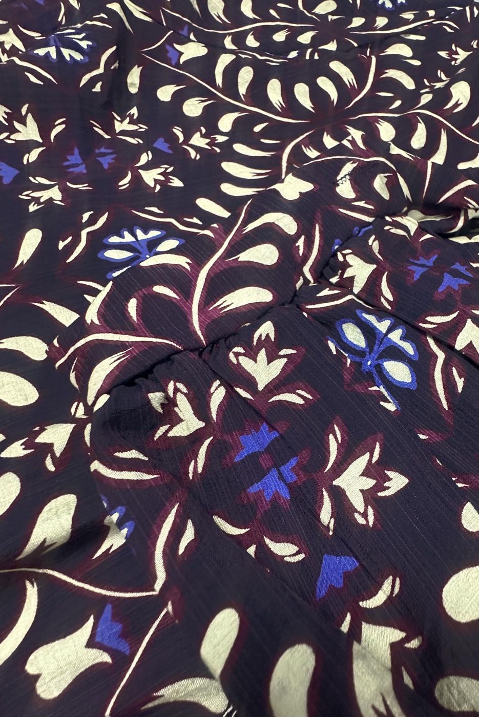 Hijab clothing PURPLE BELTED DRESS T 2884-1