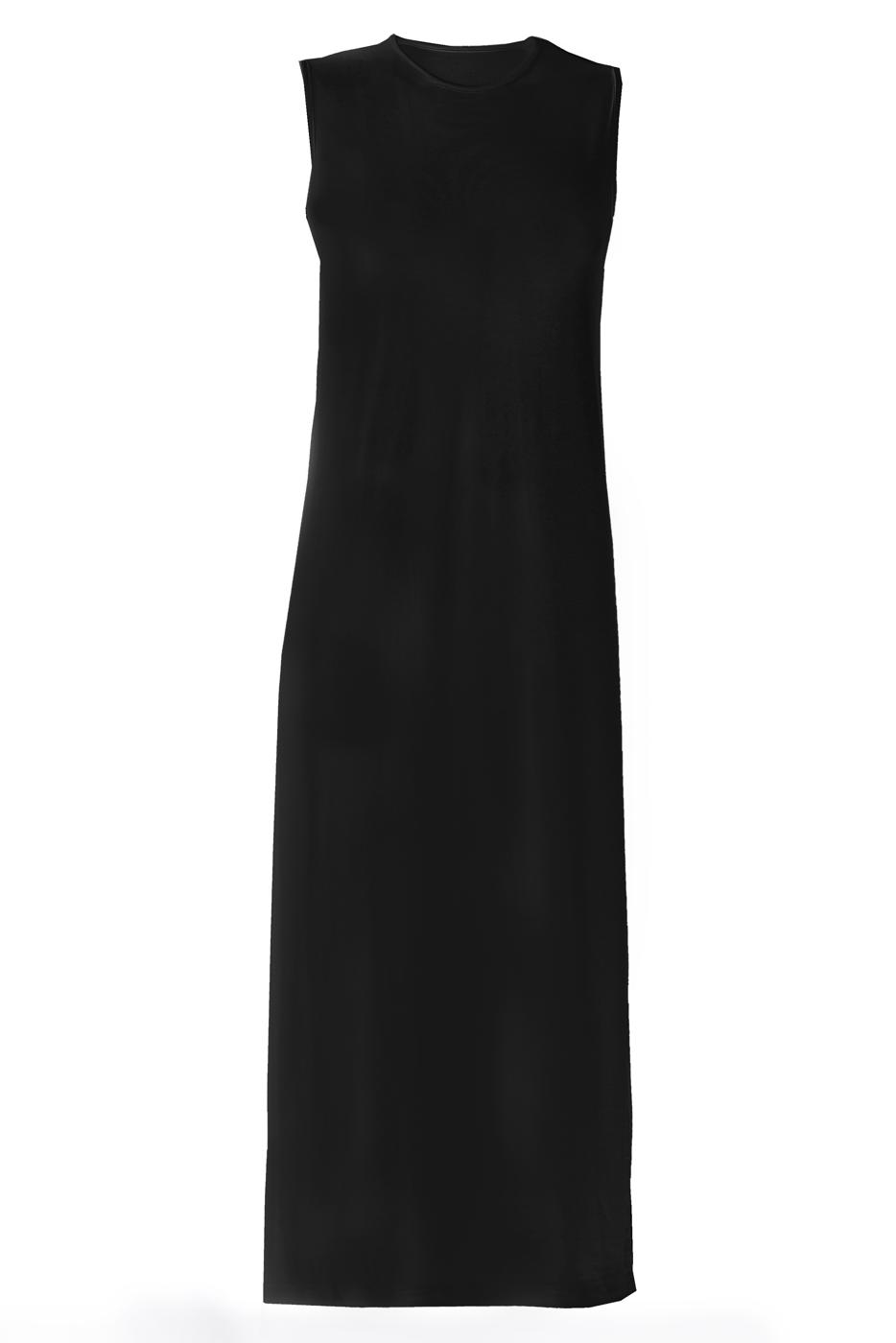 Vêtements hijab NOIR ROBE SANS MANCHES LIGNE T 5774