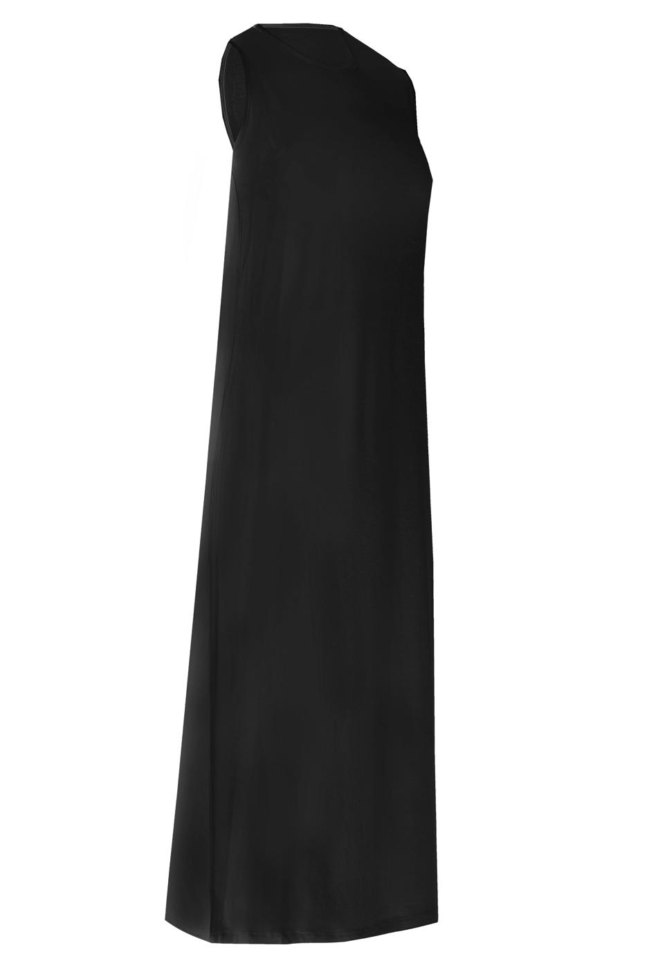Vêtements hijab NOIR ROBE SANS MANCHES LIGNE T 5774