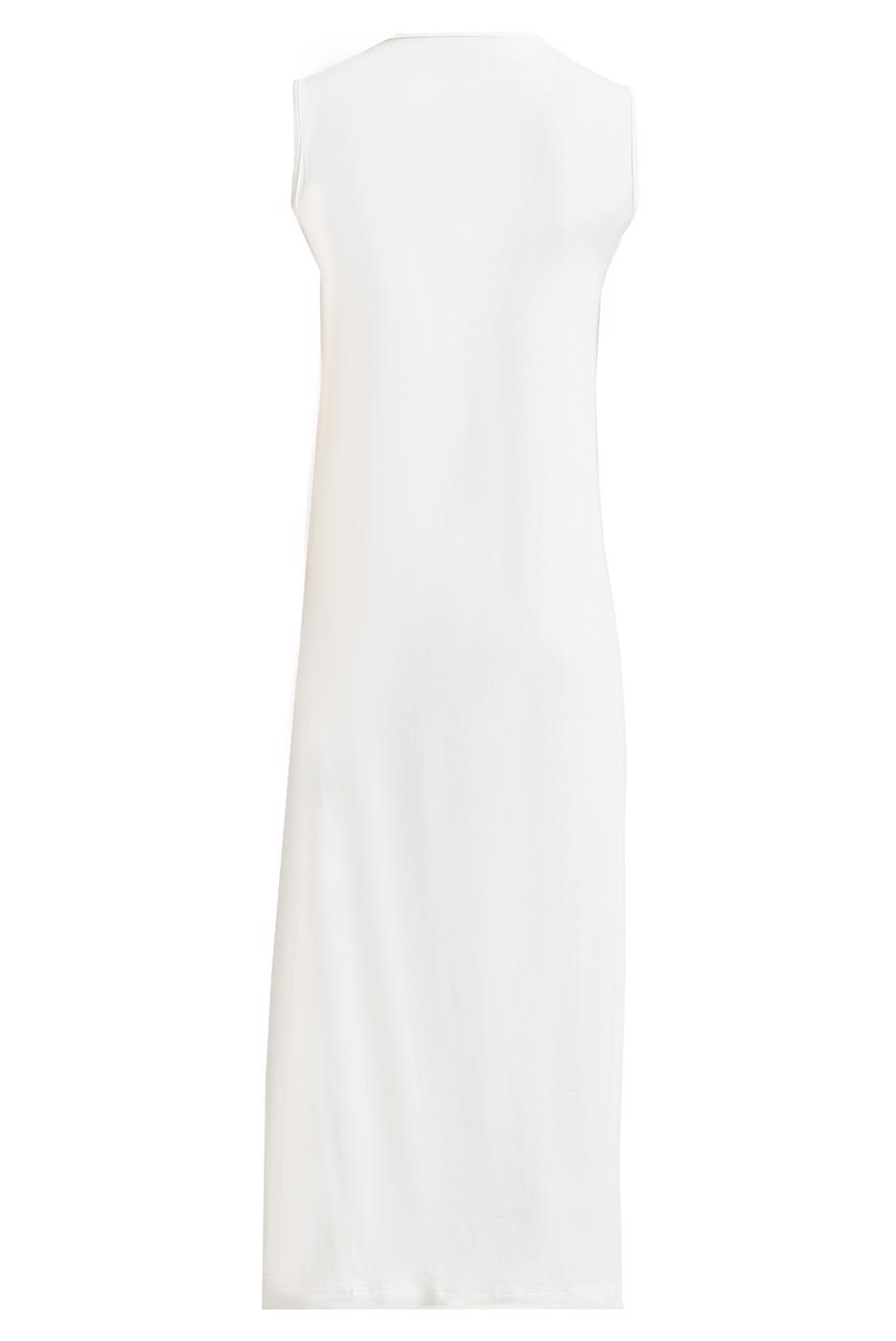 Vêtements hijab BLANC ROBE SANS MANCHES LIGNE T 5774