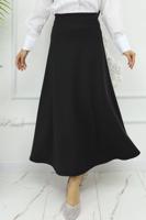 Tesettür giyim SİYAH ÇAN ETEK T 212