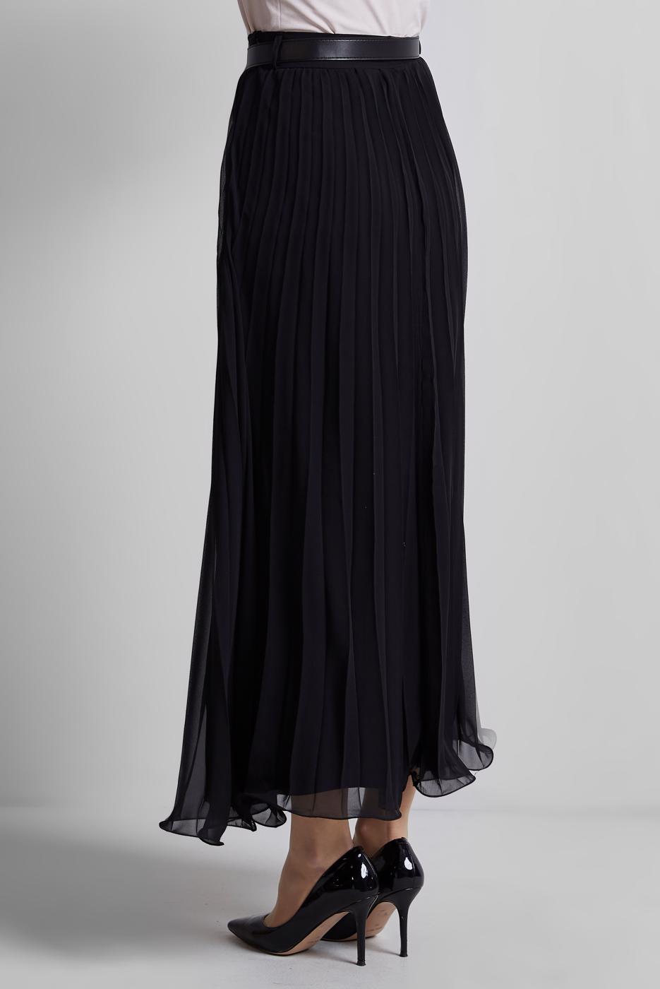 Vêtements hijab NOIR JUPE PLISSÉE CEINTURÉE T 2026