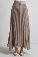 Vêtements hijab BEIGE JUPE PLISSÉE CEINTURÉE T 2026